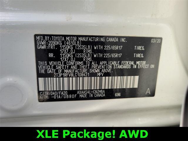 used 2020 Toyota RAV4 car, priced at $24,400