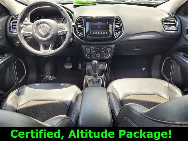 used 2021 Jeep Compass car, priced at $19,200