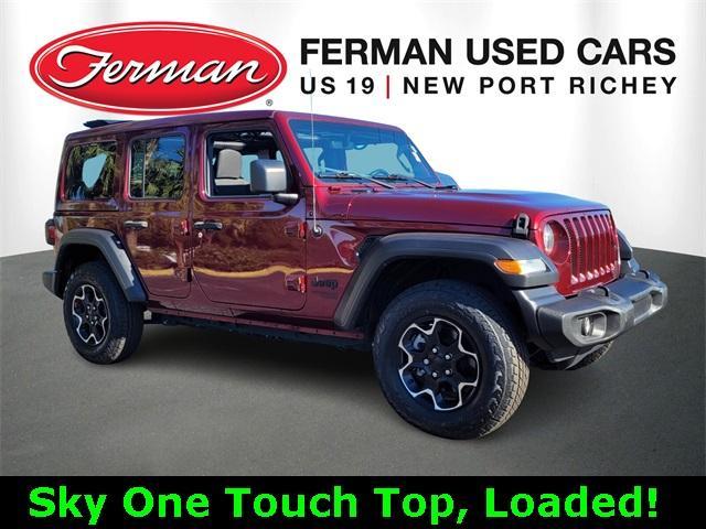 used 2021 Jeep Wrangler Unlimited car, priced at $36,000