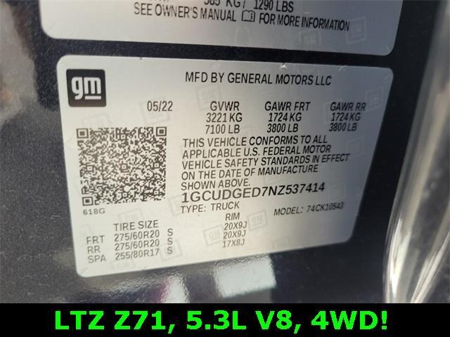 used 2022 Chevrolet Silverado 1500 car, priced at $44,393