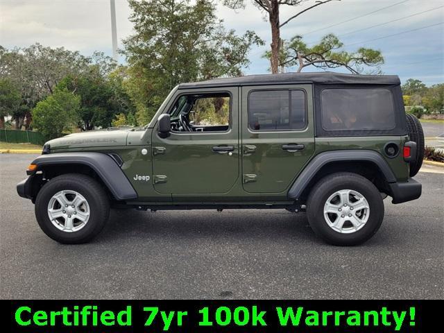 used 2021 Jeep Wrangler Unlimited car, priced at $29,900