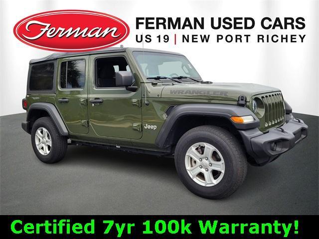 used 2021 Jeep Wrangler Unlimited car, priced at $30,500