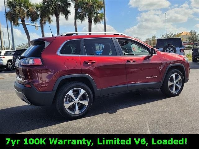 used 2021 Jeep Cherokee car, priced at $22,000