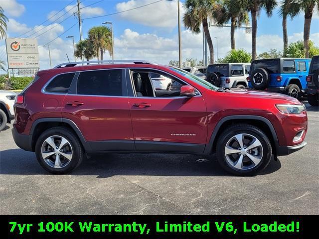 used 2021 Jeep Cherokee car, priced at $22,000