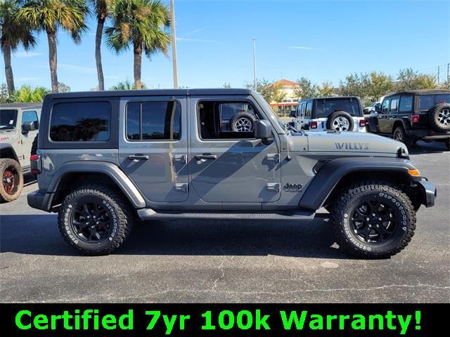 used 2021 Jeep Wrangler Unlimited car, priced at $35,888