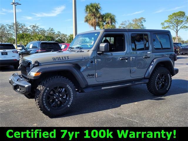 used 2021 Jeep Wrangler Unlimited car, priced at $35,888