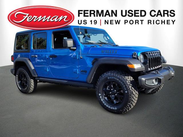 used 2021 Jeep Wrangler Unlimited car, priced at $33,250