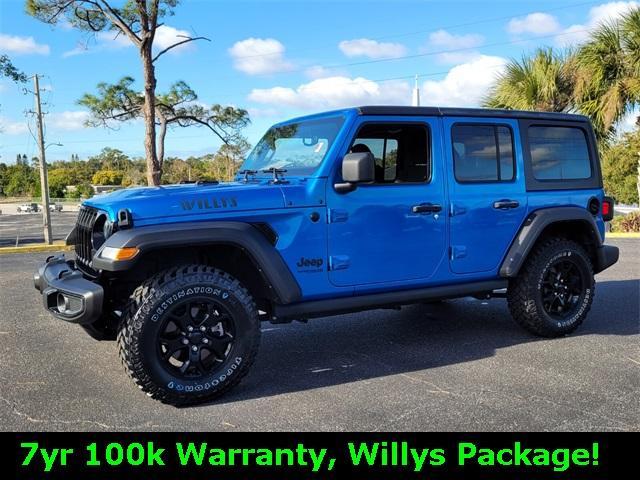 used 2021 Jeep Wrangler Unlimited car, priced at $33,700