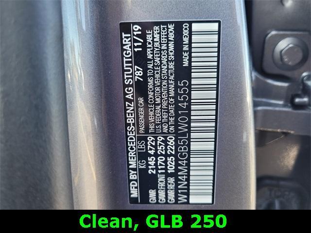 used 2020 Mercedes-Benz GLB 250 car, priced at $24,250