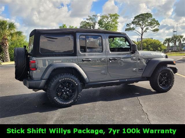 used 2021 Jeep Wrangler Unlimited car, priced at $29,788