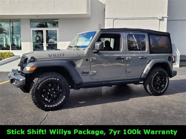 used 2021 Jeep Wrangler Unlimited car, priced at $29,788