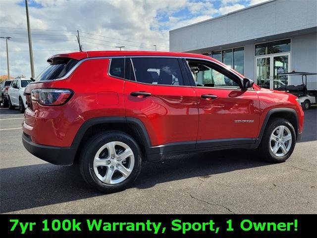 used 2023 Jeep Compass car, priced at $23,500