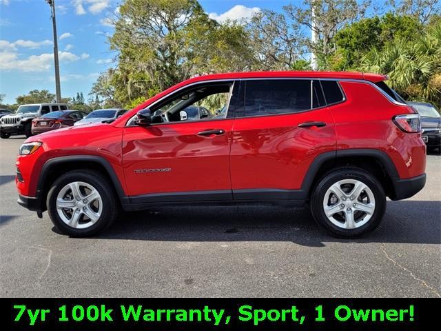 used 2023 Jeep Compass car, priced at $23,500