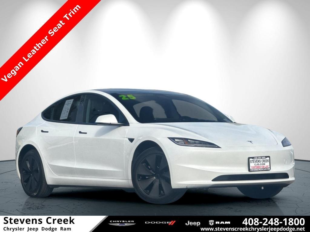 used 2025 Tesla Model 3 car, priced at $37,745
