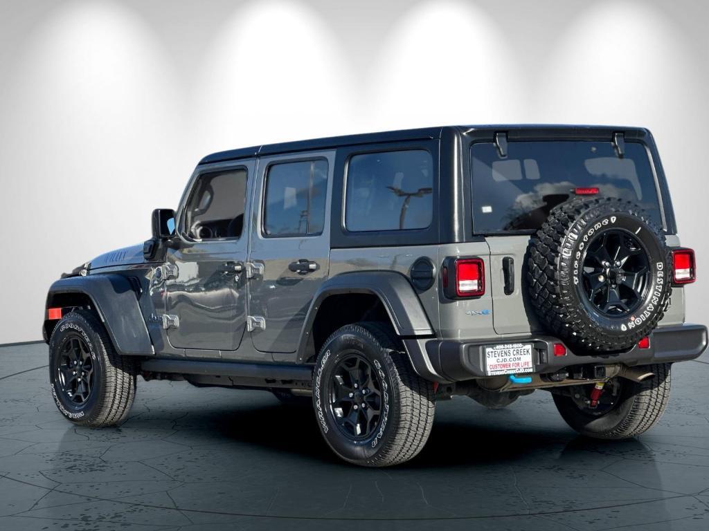 used 2023 Jeep Wrangler 4xe car, priced at $28,357