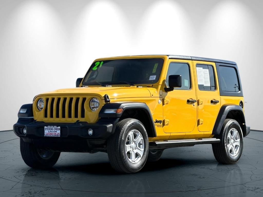 used 2021 Jeep Wrangler Unlimited car, priced at $28,549