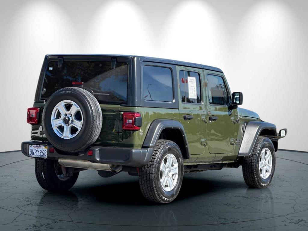 used 2021 Jeep Wrangler Unlimited car, priced at $28,604