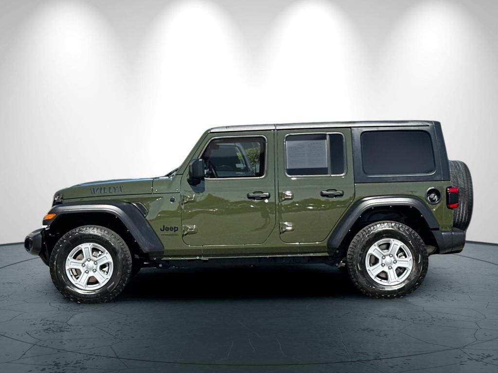 used 2021 Jeep Wrangler Unlimited car, priced at $28,604