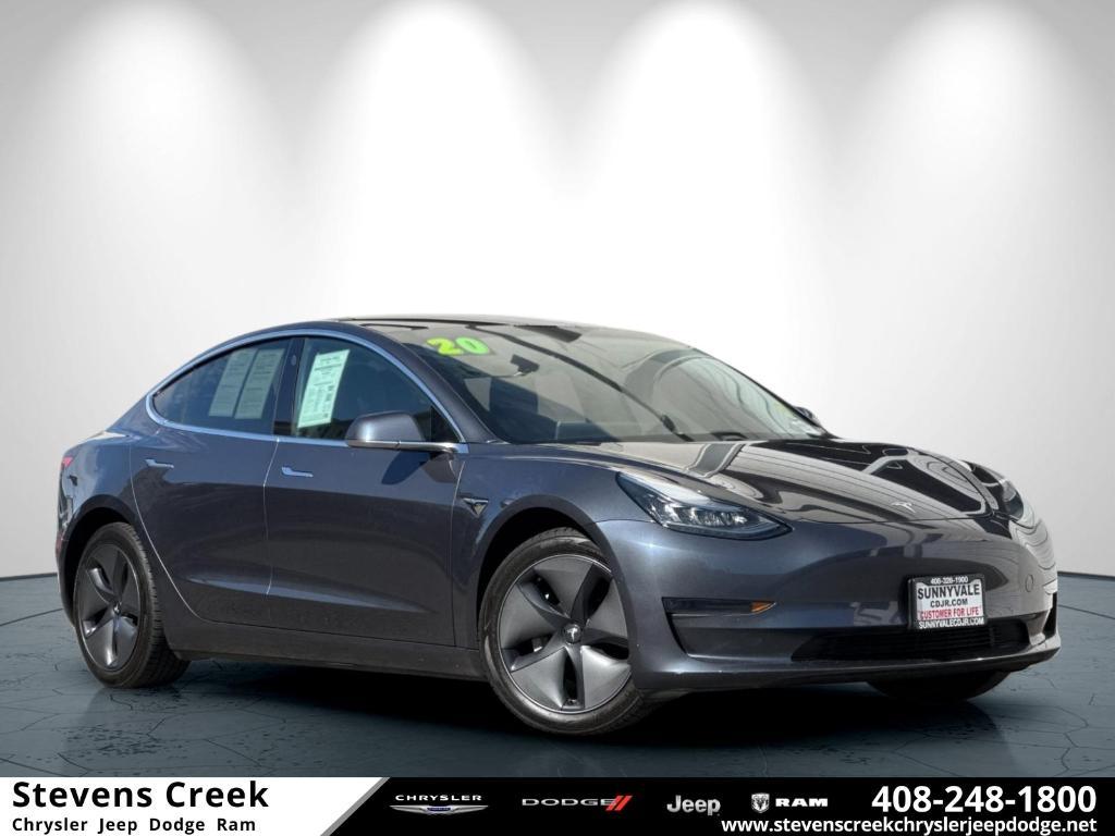 used 2020 Tesla Model 3 car, priced at $18,874