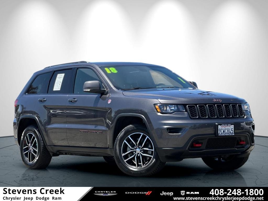 used 2018 Jeep Grand Cherokee car, priced at $33,599