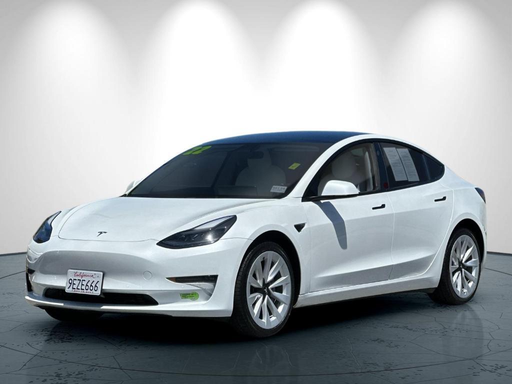 used 2022 Tesla Model 3 car, priced at $28,261