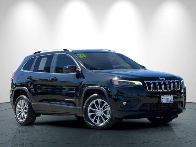 used 2021 Jeep Cherokee car, priced at $20,721