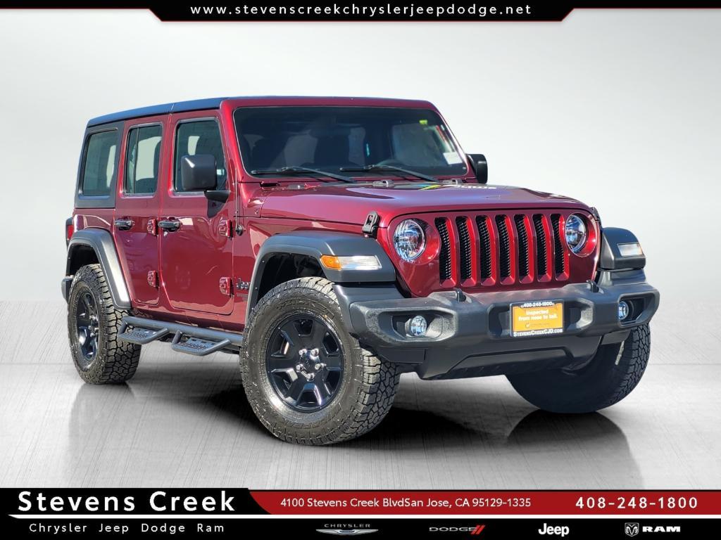 used 2021 Jeep Wrangler Unlimited car, priced at $27,997