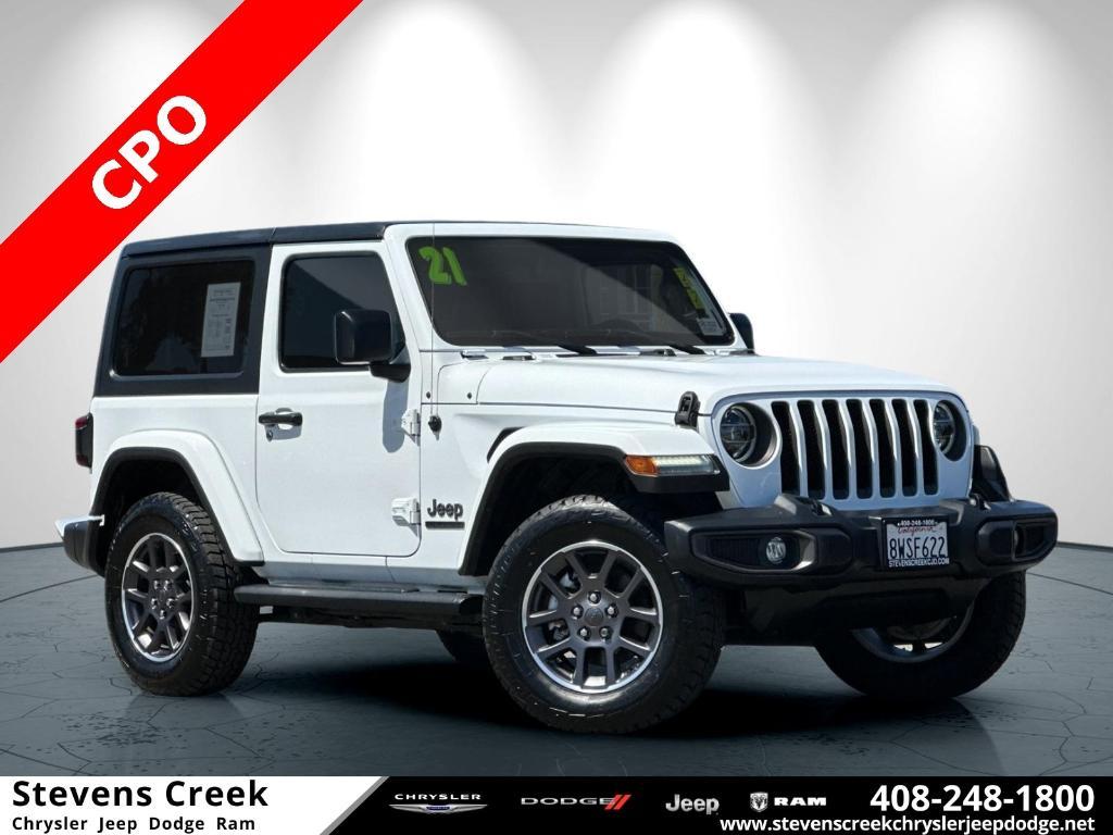 used 2021 Jeep Wrangler car, priced at $28,491
