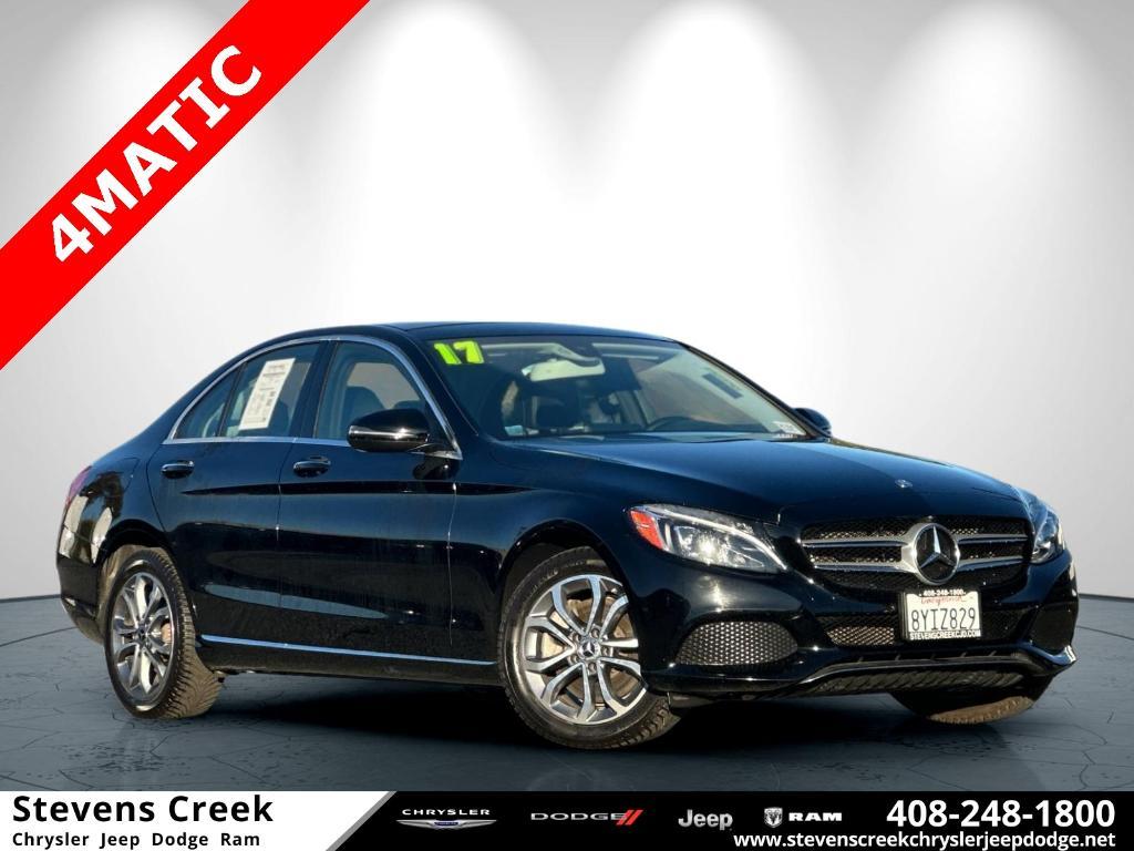 used 2017 Mercedes-Benz C-Class car, priced at $19,990