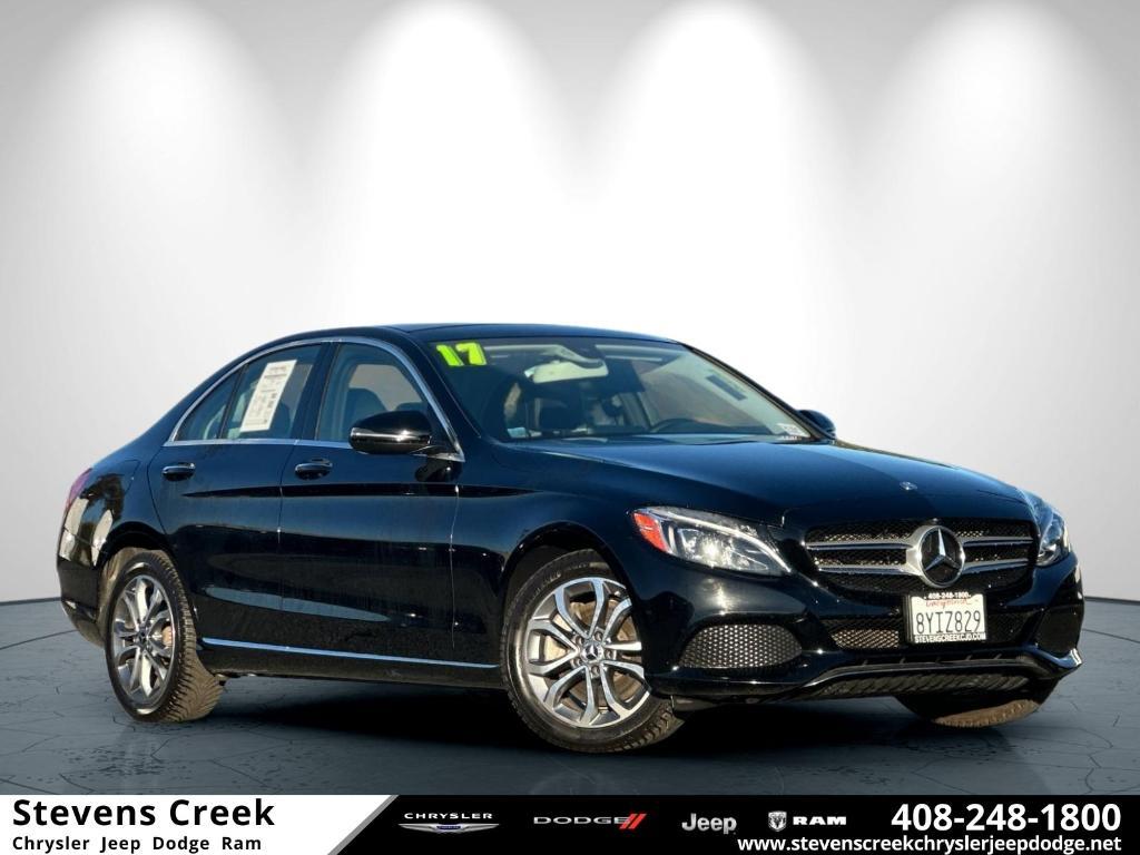 used 2017 Mercedes-Benz C-Class car, priced at $19,301
