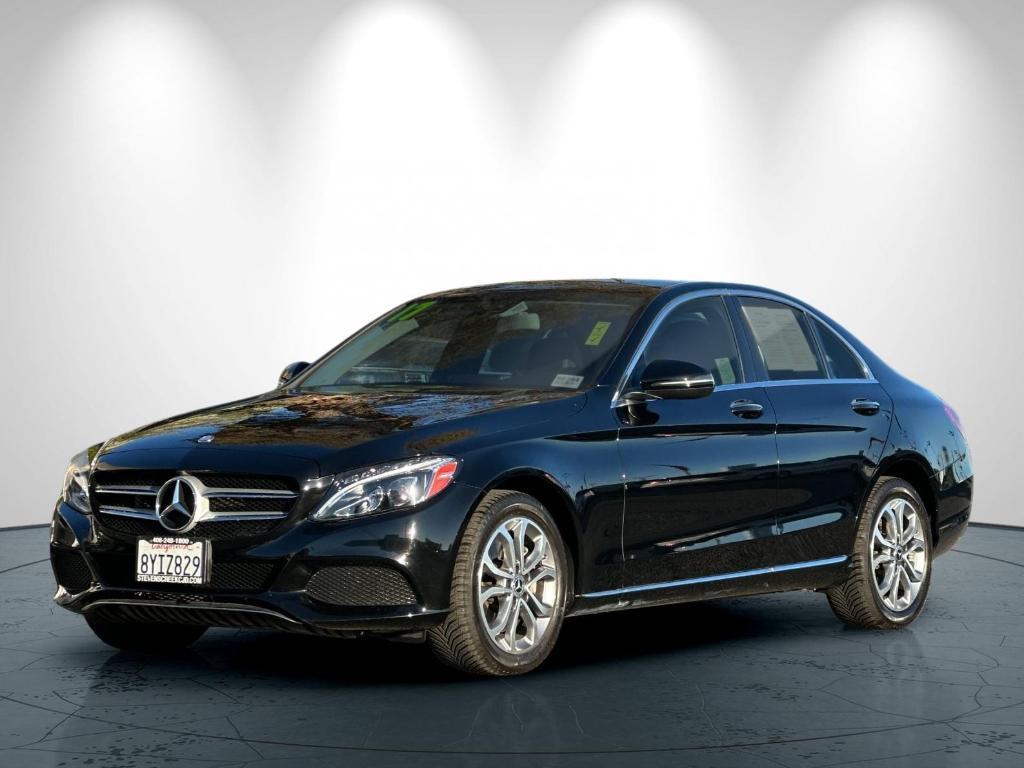 used 2017 Mercedes-Benz C-Class car, priced at $19,990