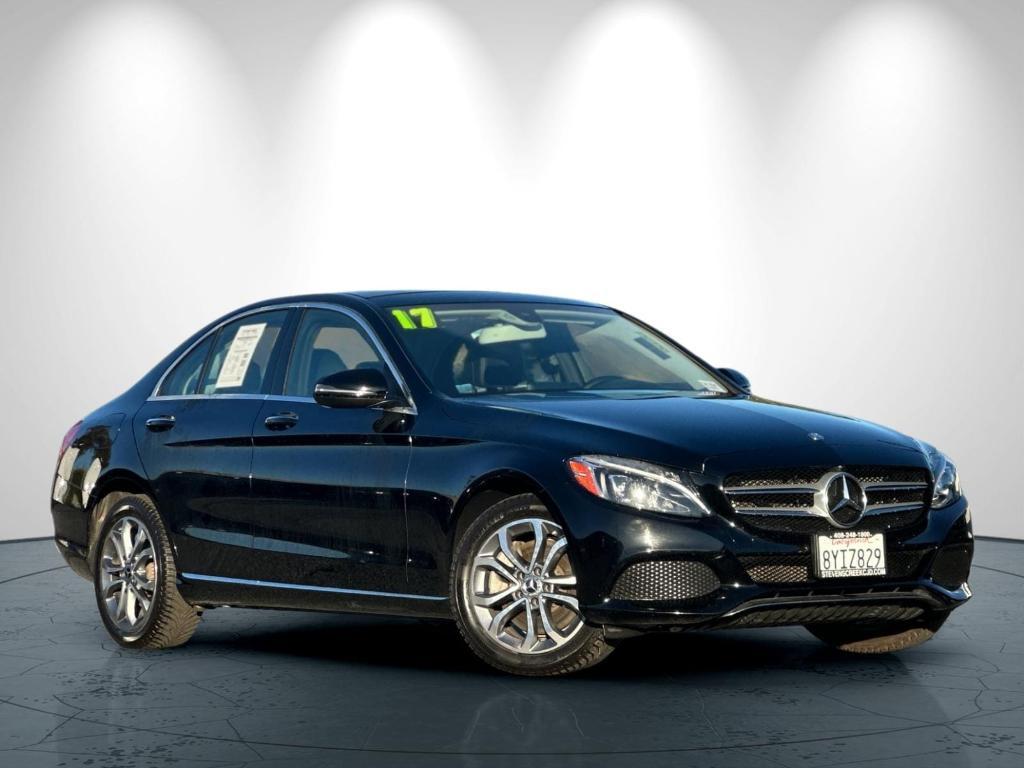 used 2017 Mercedes-Benz C-Class car, priced at $19,990