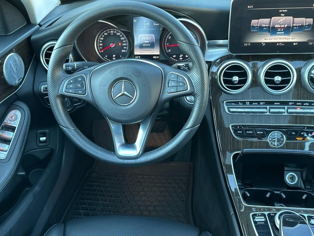 used 2017 Mercedes-Benz C-Class car, priced at $19,990