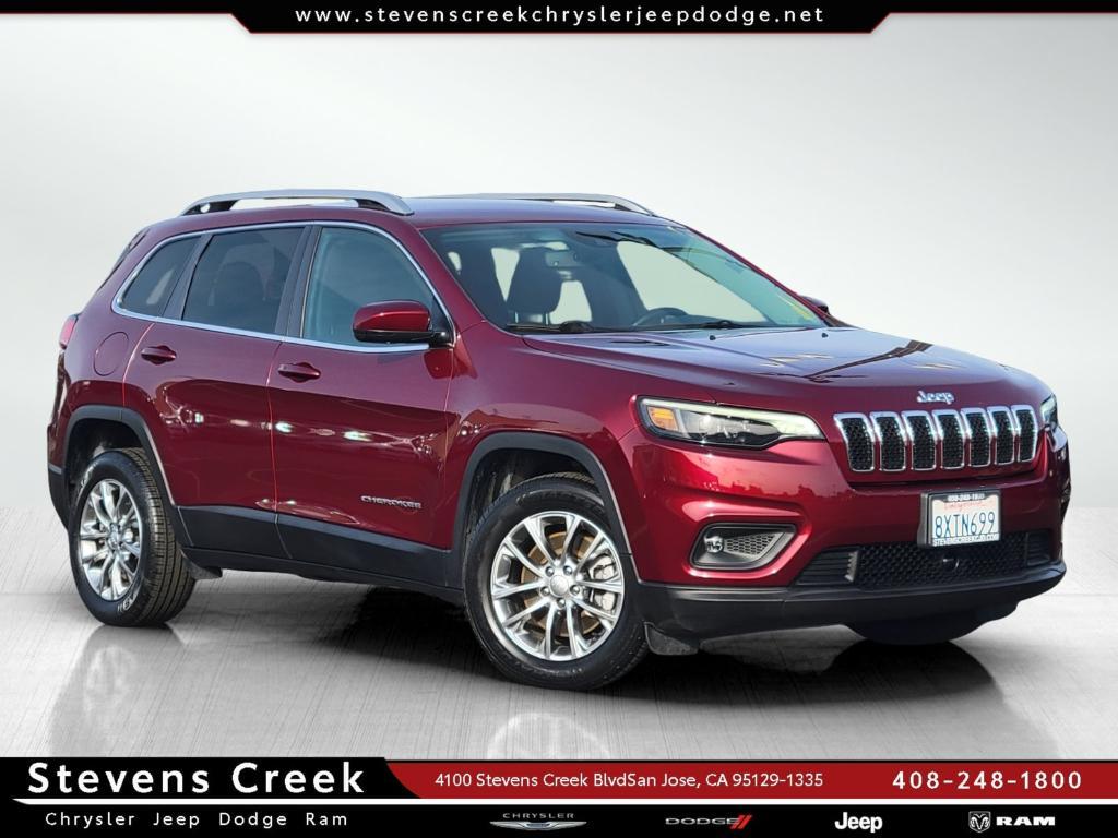 used 2021 Jeep Cherokee car, priced at $19,499