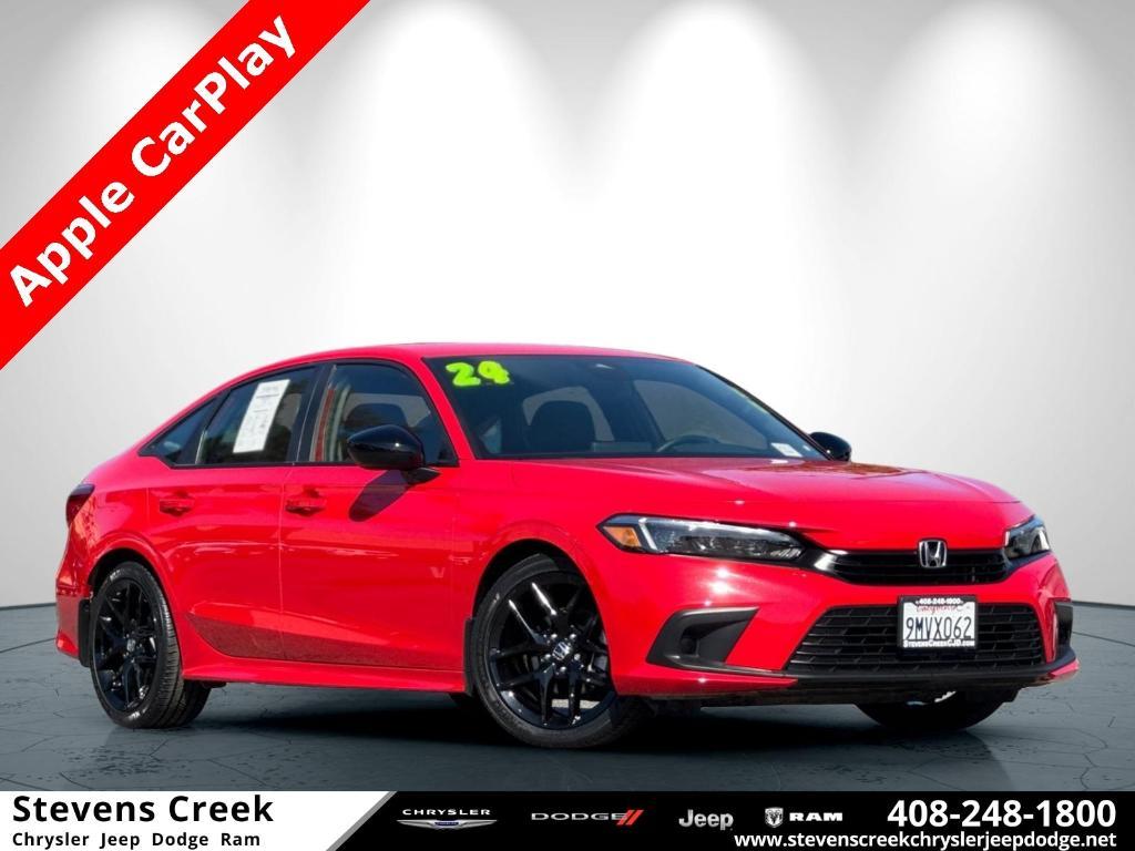 used 2024 Honda Civic car, priced at $25,265