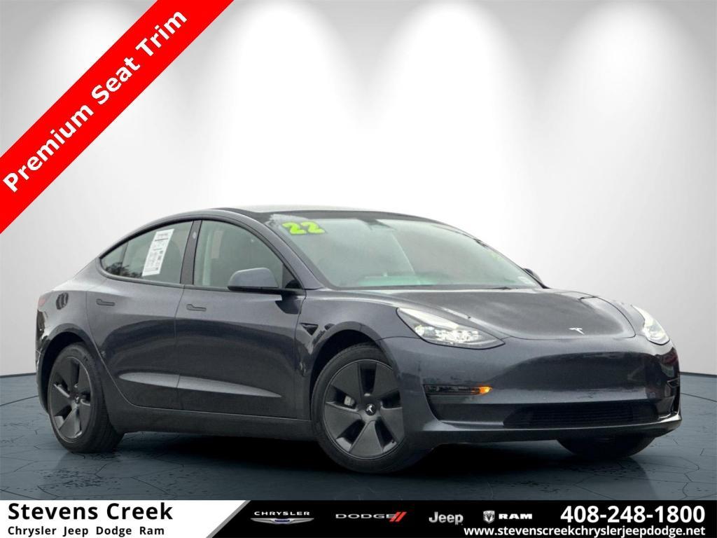 used 2022 Tesla Model 3 car, priced at $26,497
