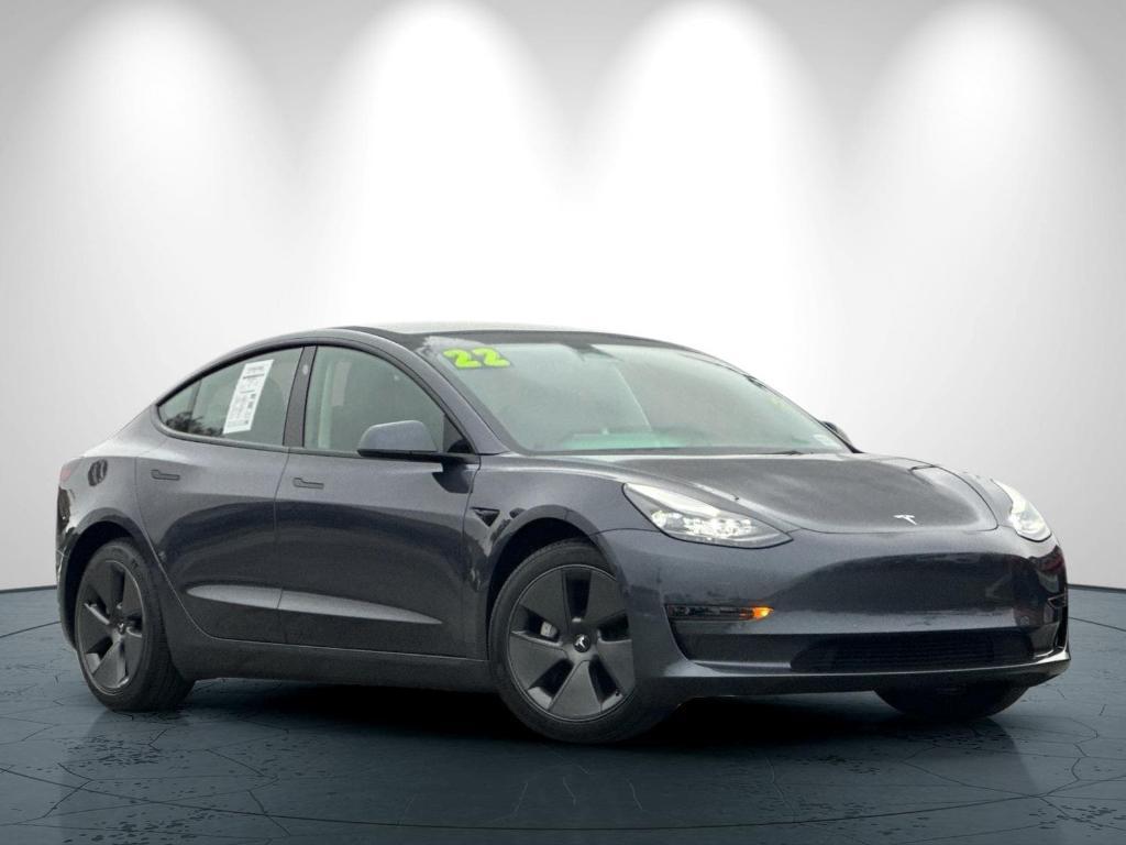 used 2022 Tesla Model 3 car, priced at $26,497