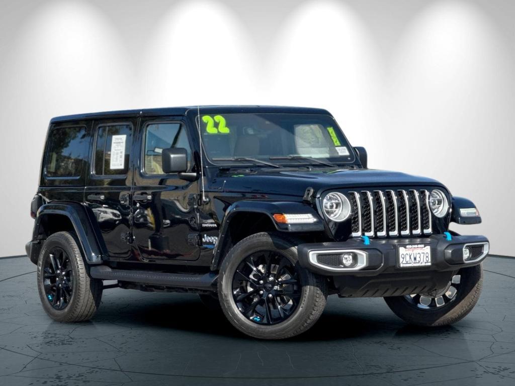 used 2022 Jeep Wrangler Unlimited 4xe car, priced at $35,590