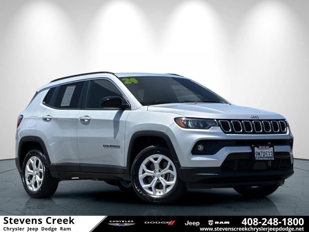used 2024 Jeep Compass car, priced at $25,997