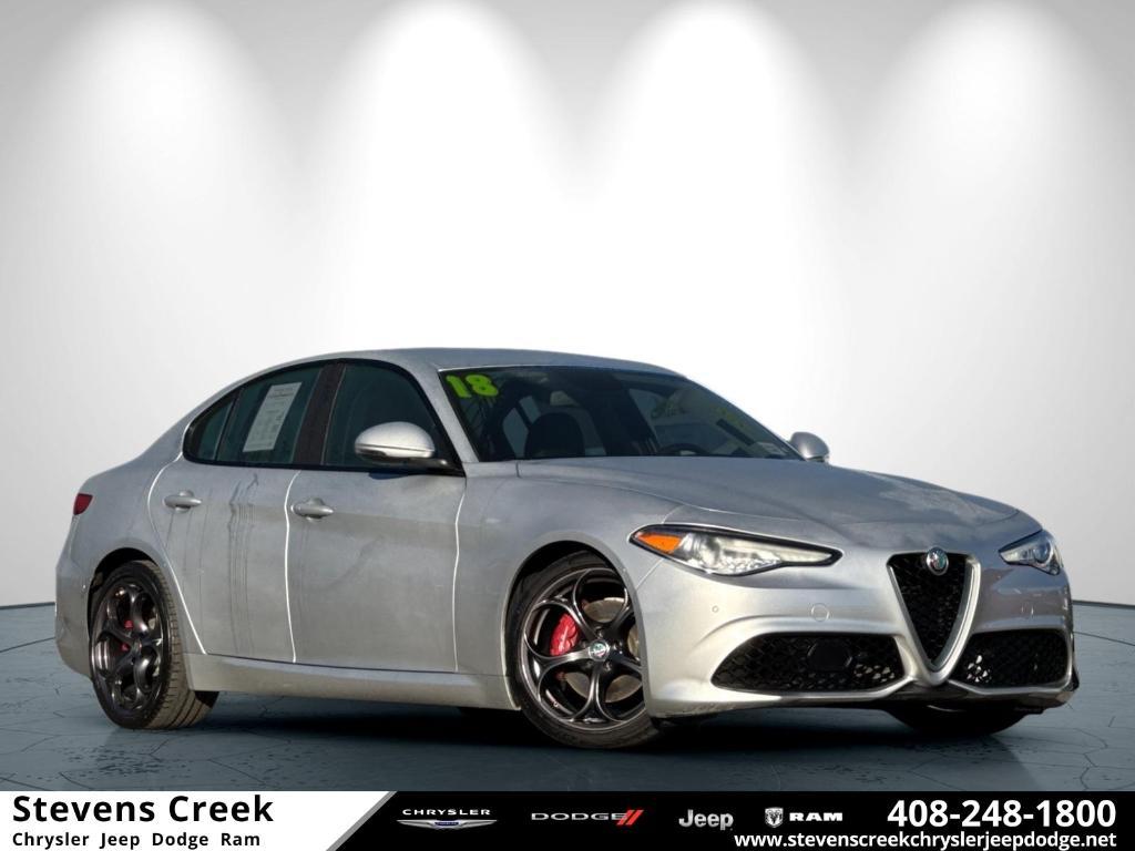 used 2018 Alfa Romeo Giulia car, priced at $15,990