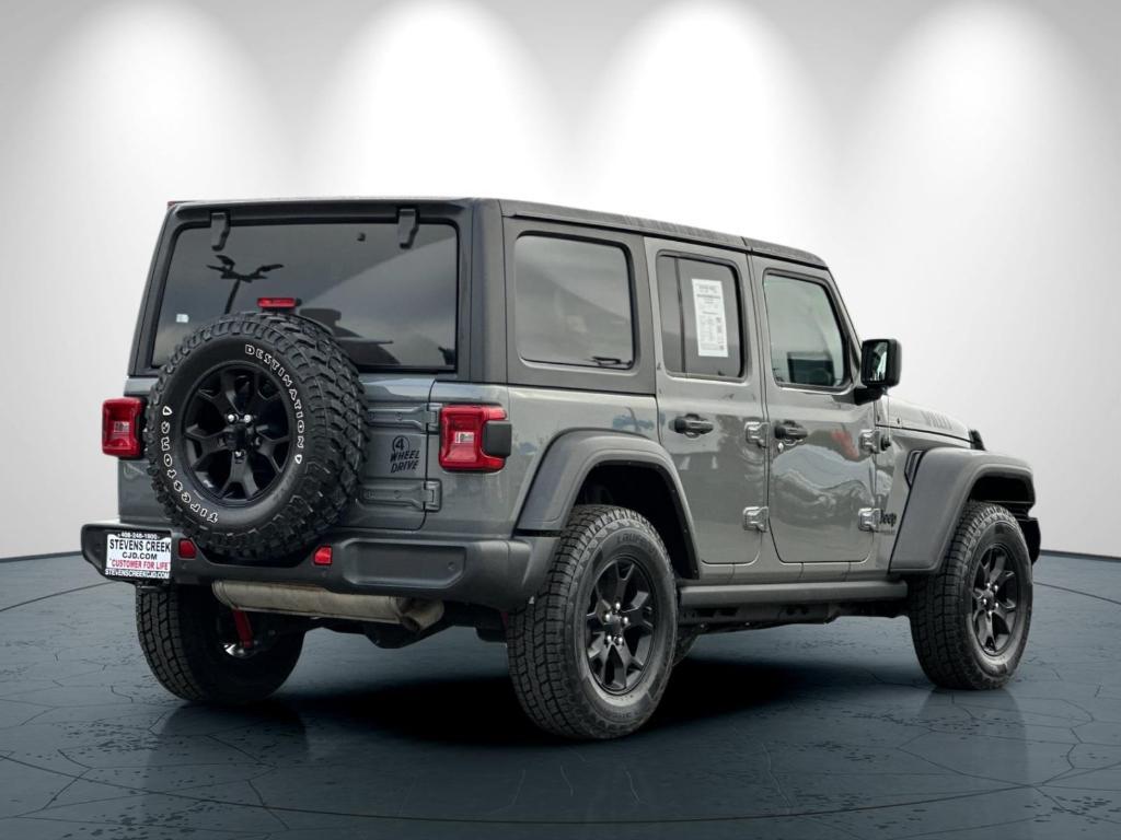used 2021 Jeep Wrangler Unlimited car, priced at $32,998