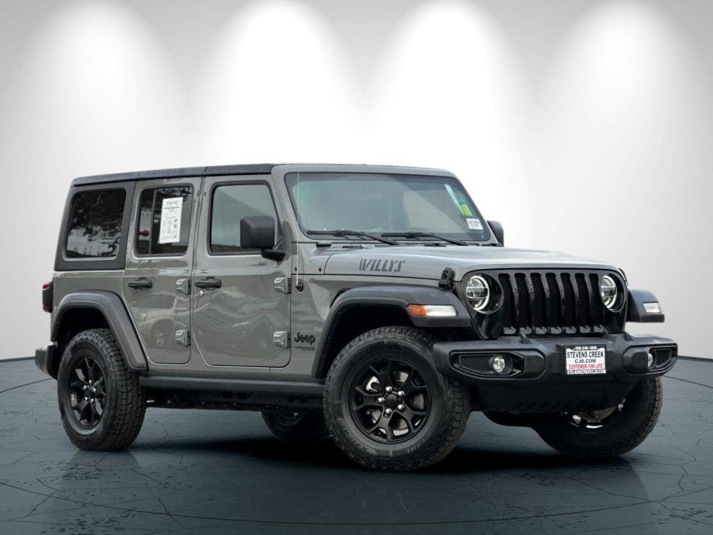 used 2021 Jeep Wrangler Unlimited car, priced at $32,998