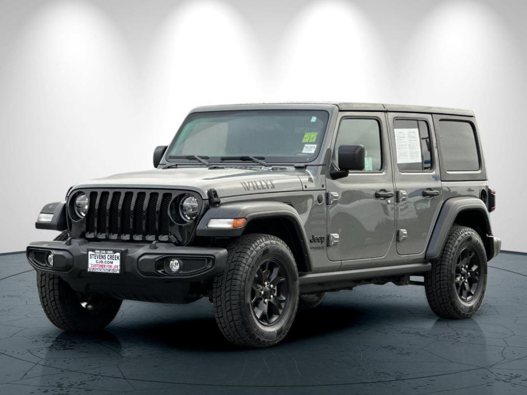 used 2021 Jeep Wrangler Unlimited car, priced at $32,998