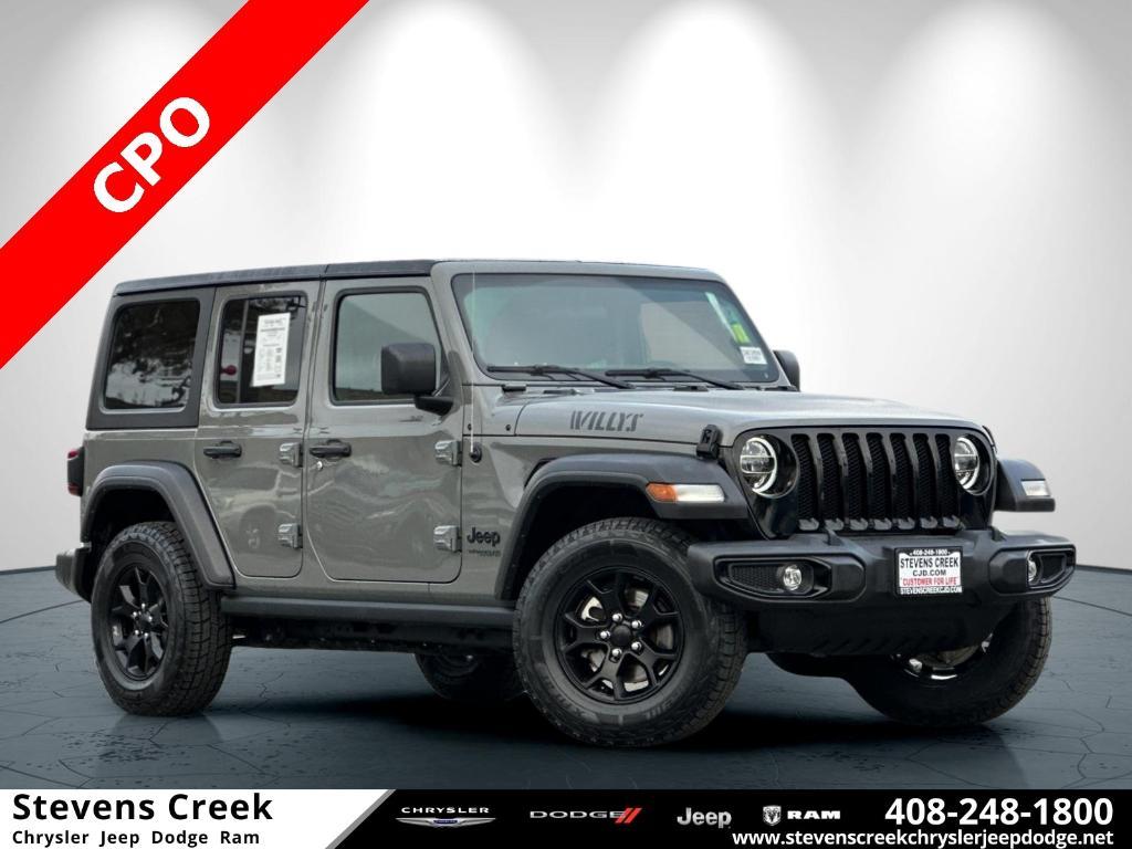 used 2021 Jeep Wrangler Unlimited car, priced at $32,998