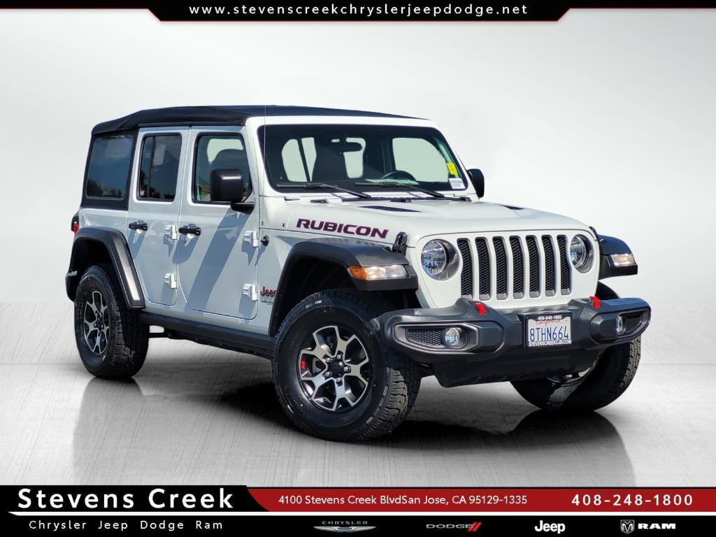 used 2021 Jeep Wrangler Unlimited car, priced at $32,599