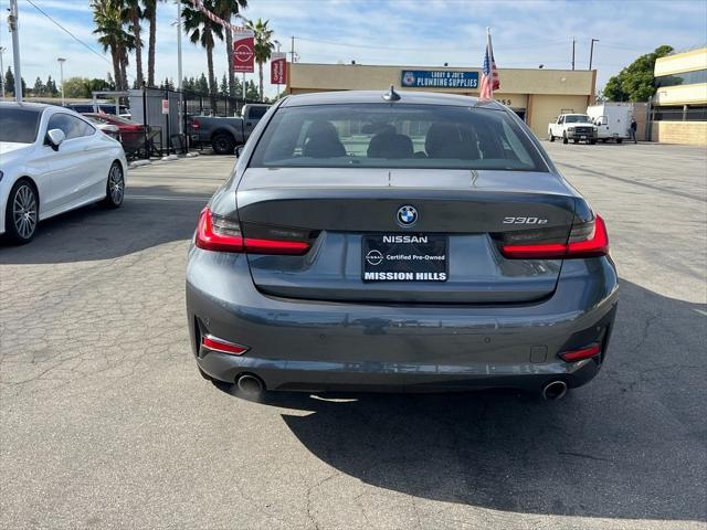 used 2022 BMW 330e car, priced at $29,438