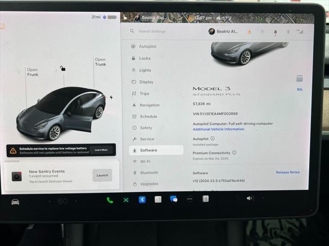 used 2021 Tesla Model 3 car, priced at $22,895