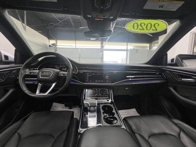 used 2020 Audi Q8 car, priced at $44,900