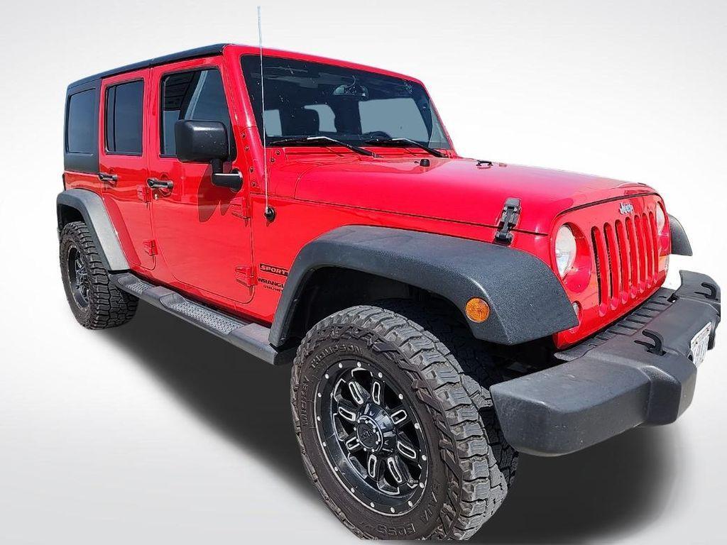 used 2015 Jeep Wrangler Unlimited car, priced at $18,518