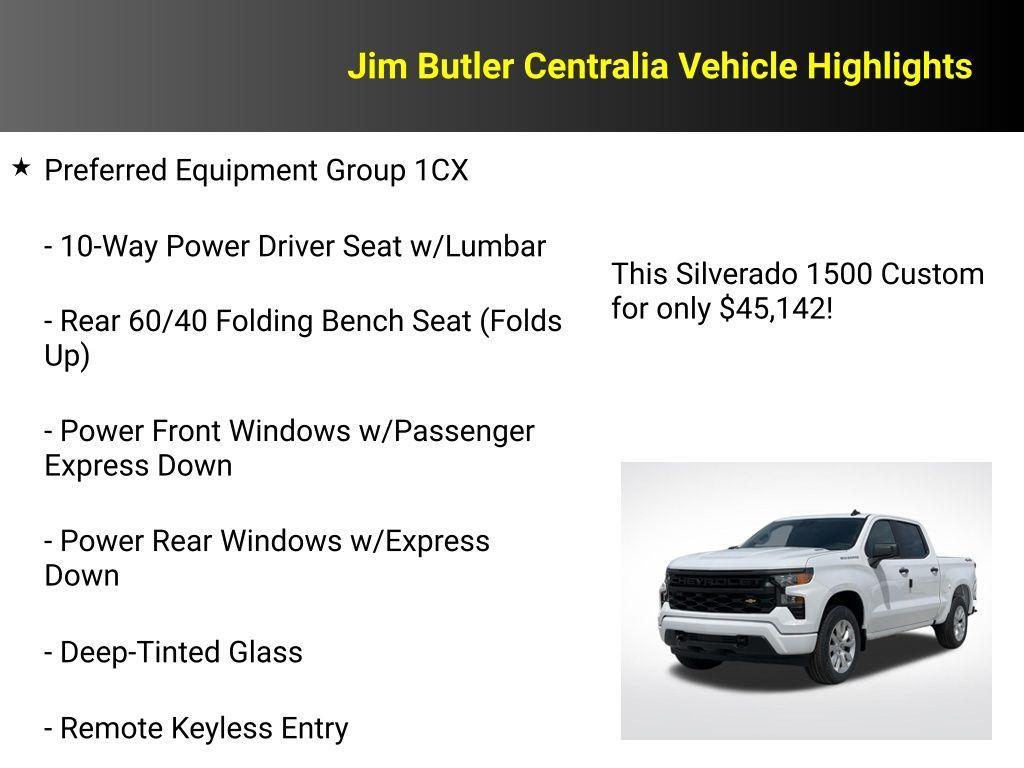 new 2025 Chevrolet Silverado 1500 car, priced at $45,142